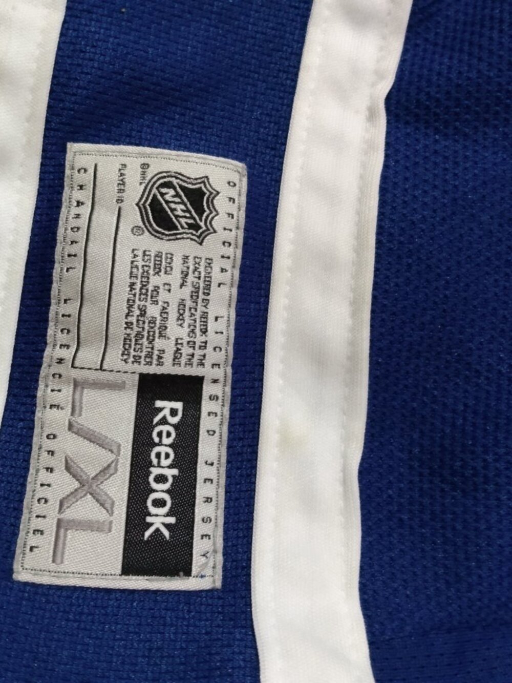 Reebok Morgan Rielly Toronto Maple Leafs Hockey Jersey youth L/XL NHL - Picture 5 of 8